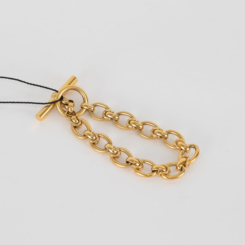 Tilly Sveaas Small Gold Interlock Bracelet