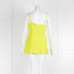 Goldhawk Lime 100% Silk Cami Top