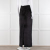 Alexander Wang T Black Velour Fitted Maxi Skirt