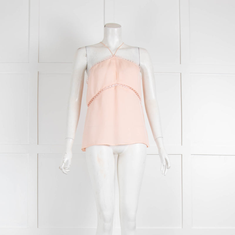 Cami NYC Peach Halter Neck Cami Top