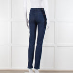 7 For All Mankind Blue Denim Kimmie Straight Leg