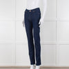 7 For All Mankind Blue Denim Kimmie Straight Leg