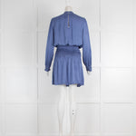 Bella Dahl Blue Smocked Mini Dress