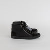 Chanel Black Side Zip High Top Sneakers