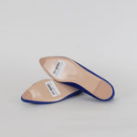 Tods Blue Suede Ballet Flats