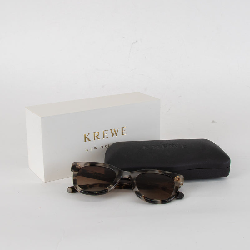 Krewe New Orleans Jena Grey Tortoiseshell Sunglasses