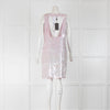 Walter Baker Pink Large Sequin Shift Janice Dress