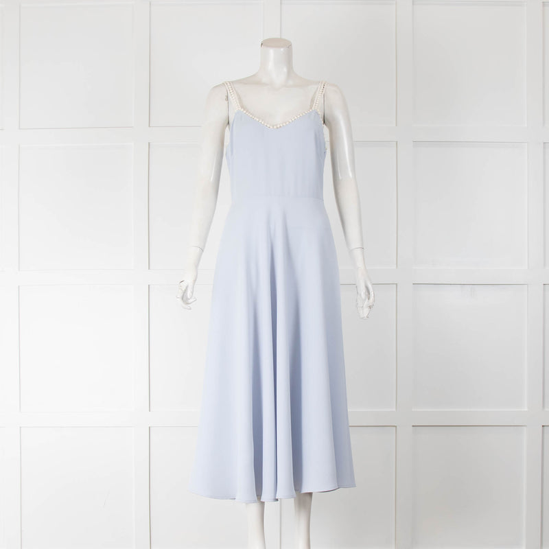 Philosophy Pale Blue Cotton Trim Day Dress