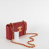 Chanel Small Red XL Quilted Lambskin Single Flap