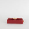 Chanel Small Red XL Quilted Lambskin Single Flap