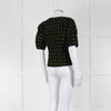 Baum Und Pferdgarten Black Neon Green Puff Sleeve Top