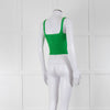 Samsoe Bright Green Wool Blend Cropped Tank Top