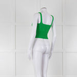 Samsoe Bright Green Wool Blend Cropped Tank Top