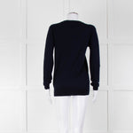 Markus Lupfer Navy Cream Playing Card Jumper