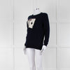 Markus Lupfer Navy Cream Playing Card Jumper