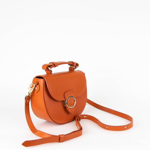 Aspinal of London Marmalade Saddle Bag