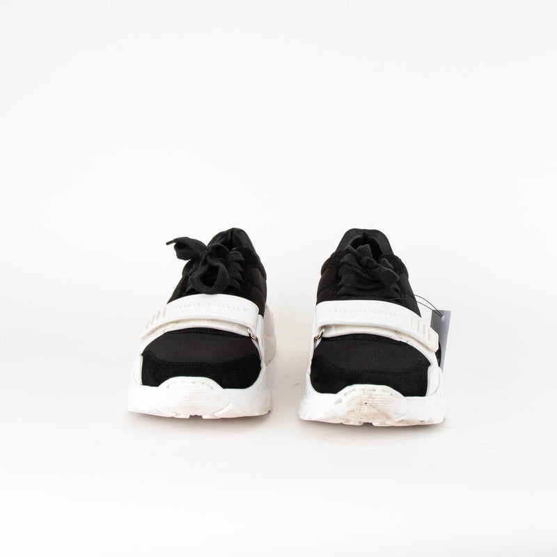 Burberry Black White Neoprene Trainers