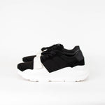 Burberry Black White Neoprene Trainers