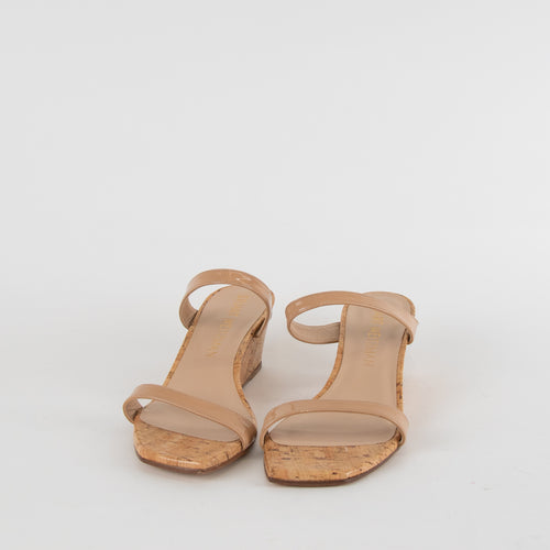 Stuart Weitzman Mid Heel Cork Wedges