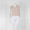 NO NAME Cream Cashmere Loose Knit Vest Top