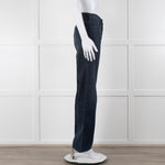 Stella McCartney Blue Denim Wide Leg Jeans