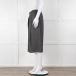 Brunello Cucinelli Grey Wool And Cashmere Blend Culottes