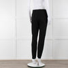 By Malene Birger Black Zip Hem Detail Slim Leg Trousers