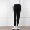 By Malene Birger Black Zip Hem Detail Slim Leg Trousers