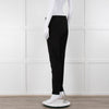 By Malene Birger Black Zip Hem Detail Slim Leg Trousers