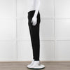 By Malene Birger Black Zip Hem Detail Slim Leg Trousers