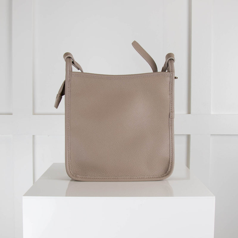 Longchamp Le Foulonne Taupe Crossbody Bag