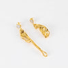 Completed Works Dreams of Mercury Gold Vermeil Asymmetric Melted Earrings