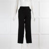 Helmut Lang Black Raw Edge Trim Trousers