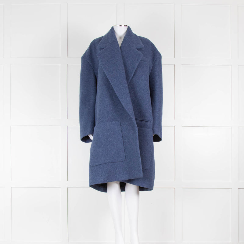 Raey Blue Ultra Oversized Coat