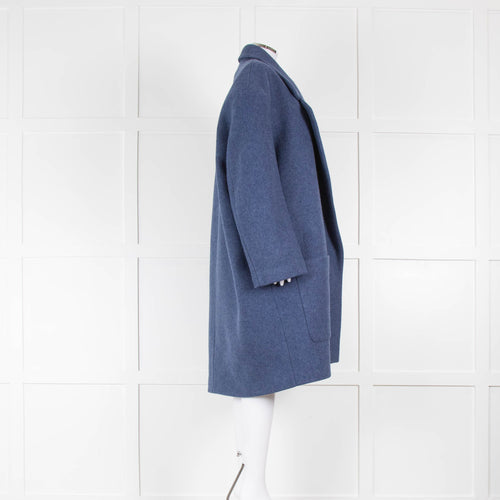 Raey Blue Ultra Oversized Coat