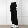 Bayse Black Cargo Wide Leg Trousers