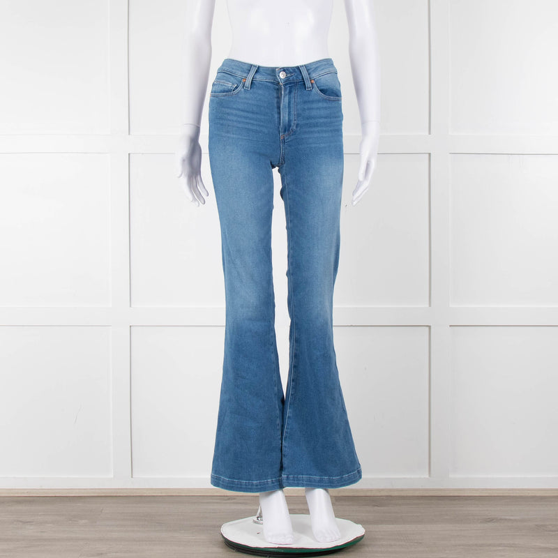 Paige Genevieve Boot Cut Blue Jeans