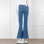 Paige Genevieve Boot Cut Blue Jeans