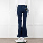 Paige Dark Wash Genevieve Bootcut Jeans