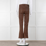 Paige Tan Coated Jeans