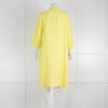 Amina Rubinacci Yellow Linen Coat Dress