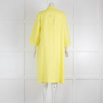 Amina Rubinacci Yellow Linen Coat Dress