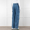 Favourite Daughter Carly Blue Denim Cargo Jeans