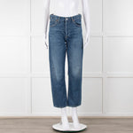 Citizens Of Humanity Vintage Blue Straight Leg Jeans