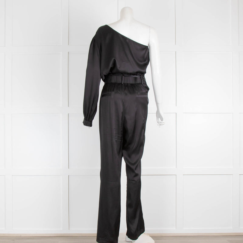 Dea Kudibal One Shoulder Silk Jumpsuit