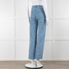 Still Here Pale Wash Distressed Straight Leg Jeans