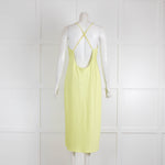 T Alexander Wang Lime Green Sleeveless Slip Dress