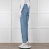 Still Here Pale Wash Distressed Straight Leg Jeans