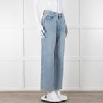 Bayse Pale Wash Wide Leg Jeans