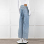 Bayse Pale Wash Wide Leg Jeans